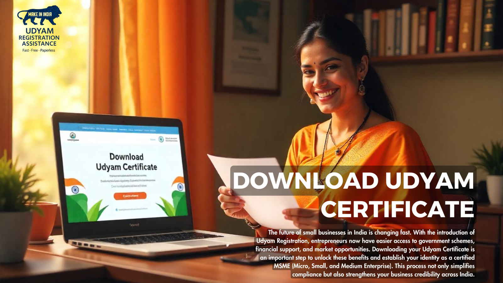 Download Udyam Certificate Online in 2025 Fast and Free.